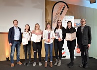 Mag. Hannes Haubner, Janine Oberreiter, Samira Geisberger, Lea Schaumberger, Jasmin Piringer, Lena Anderl, DI(FH) Karl Umgeher