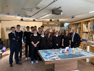 Die Kunstlerklasse mit Alfred