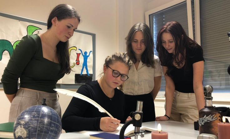 HLW Steyr EscapeRoom Schuelerinnen